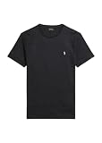Polo Ralph Lauren Herren Custom-Slim-Fit Jersey T-Shirt Schwarz L