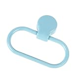 jojofuny Selbstklebender Handtuchring aus Abs ohne Bohren Einfacher Handtuchhalter für Badezimmer und Küche Blauer Wandhandtuchhalter mit Praktischem Design