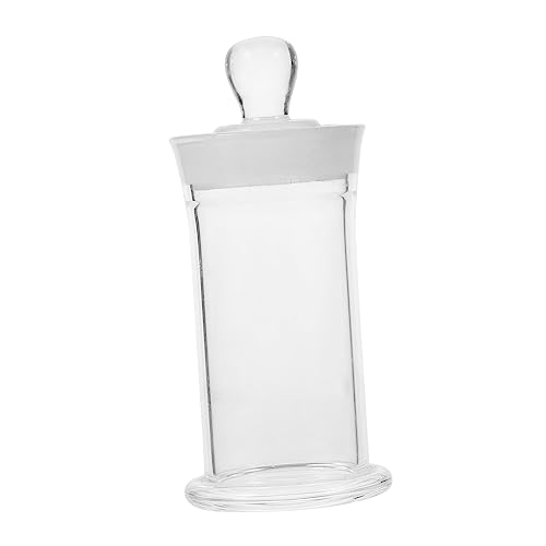 NAMOARLY Vial Sample Storage Bottle Laboratory Sample Jars Specimen Bottle Apothecary Clear Jar Clear Laboratory Bottle Specimen Storage Bottle Apothecary Candy Jar Sample Bottle Glass