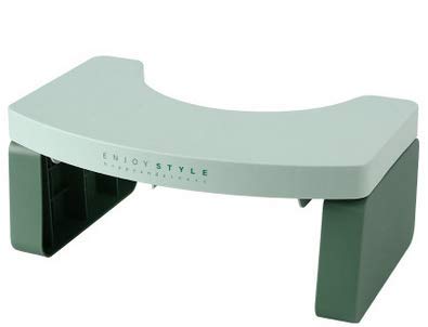Pantula Toilet Stool Lightweight Squatting Step With Non-Slip Base 7'' Height Safe Healthier Proper Posture Simple Design For Kids Adults (Green) #TOP19