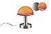 Produktbild lightling Tischleuchte Frankie mit Fuß aus nickel matt Metall, Glasschirm orange matt, Touchfunktion, exkl. 1 x E14 max. 40W, ø 15 cm, Höhe 21 cm