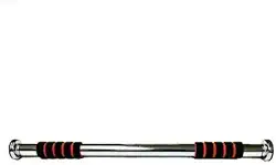 BARRA PORTA FIXA APOIO REGULÁVEL AÇO INOXIDÁVEL 60 A 100CM INOX(83 a 130 CM)