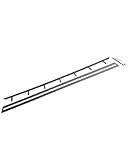 Floating Mantel Bracket-Sheppard Brackets-Sheppard System-Heavy Duty Floating Mantel Bracket (6 in. rods, 82 in. Backplate with Tooling)