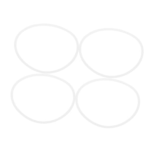 Ciieeo 4pcs Sealing Ring Juicer Replacement Parts Supplies Washers Gaskets Parts Replacement Gaskets Mixer Seal Rings Supply Accessories Silicone Rings Silicone Seal Ring White