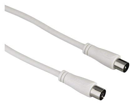 Preisvergleich Produktbild Hama 122405 Koaxialkabel weiß