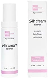 Cicamed Organic Science 24h Cream Balance Daily Facial Moisturizer for Sensitive Skin,White,50 ML/ 1.7 FL. OZ.