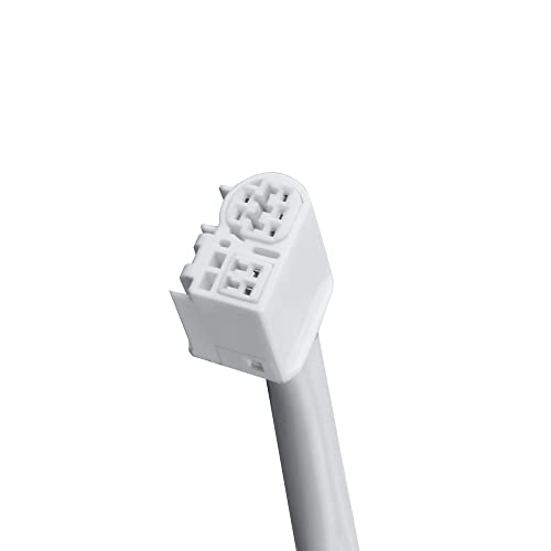 Mostplus Driver Side Unpainted Side Mirror Compatible With 2019 2020 2021 Toyota Corolla Base Se Xle Xse -6 Wire W/Power Heated Led Turn Light Manual Fold View Mirror Left Side-White Cover #TOP3