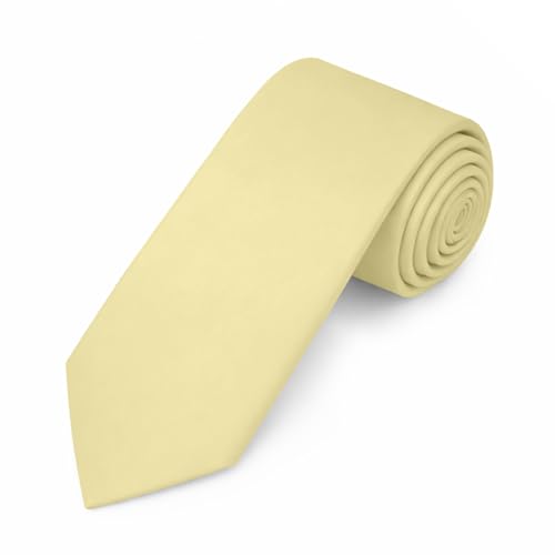 Image of Jacob Alexander Men's Slim Width 2.75 inch Solid Color Tie