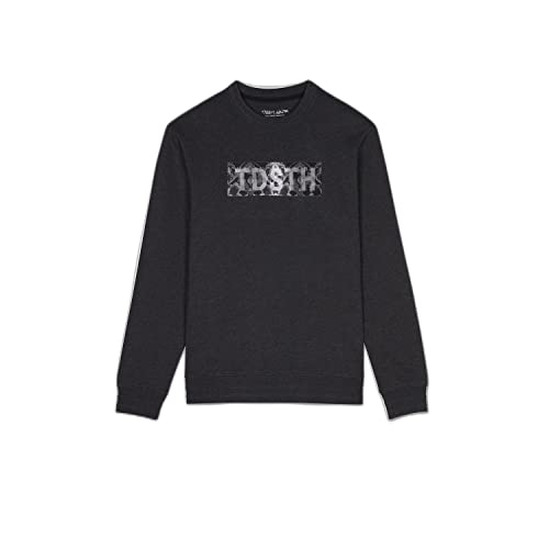 Teddy Smith S- Ezio 2 Rc Sweatshirt à Capuche, Melange Black, XL Homme Cover