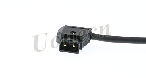 Uonecn Red Epic Scarlet Camera Power Cable D Tap to Right Angle 1B 6 Pin Female Flexible Thin Cord 39''