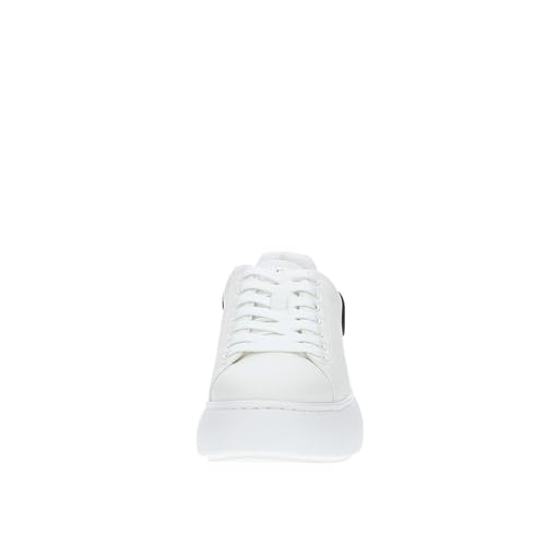 Armani Exchange Womens Sneaker with Rubber Logo Patch on The Heel4
