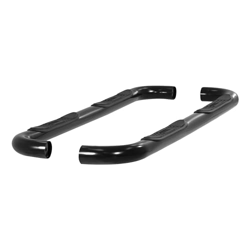ARIES 203008 3-Inch Round Black Steel Nerf Bars, No-Drill, Fits Select Ford F-150
