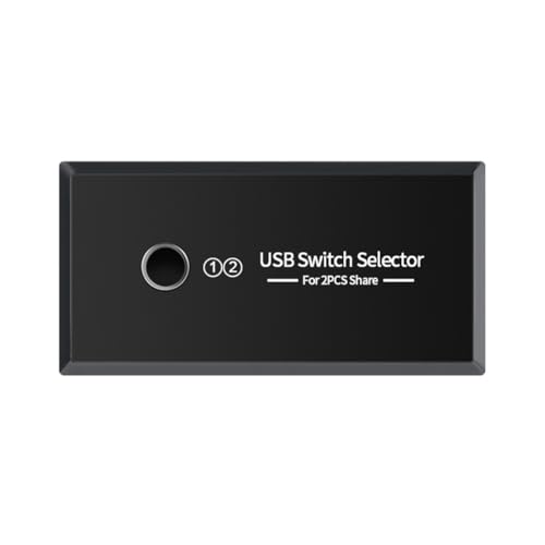 Generchin Switch Périphérique USB Tout-en-Un : 2 Entrées, 4 Sorties pour Une Gestion Efficace des Appareils