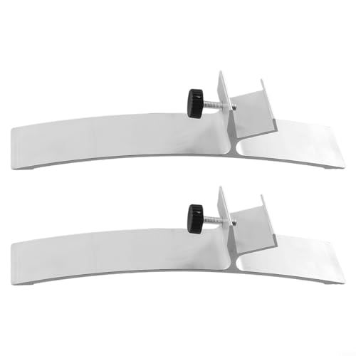 Qualoramall Soporte para panel de calefacción infrarroja, 2 patas portátiles de aleación de aluminio para placas de calefacción enmarcadas de 16 a 22 mm, compatibles con varios calentadores