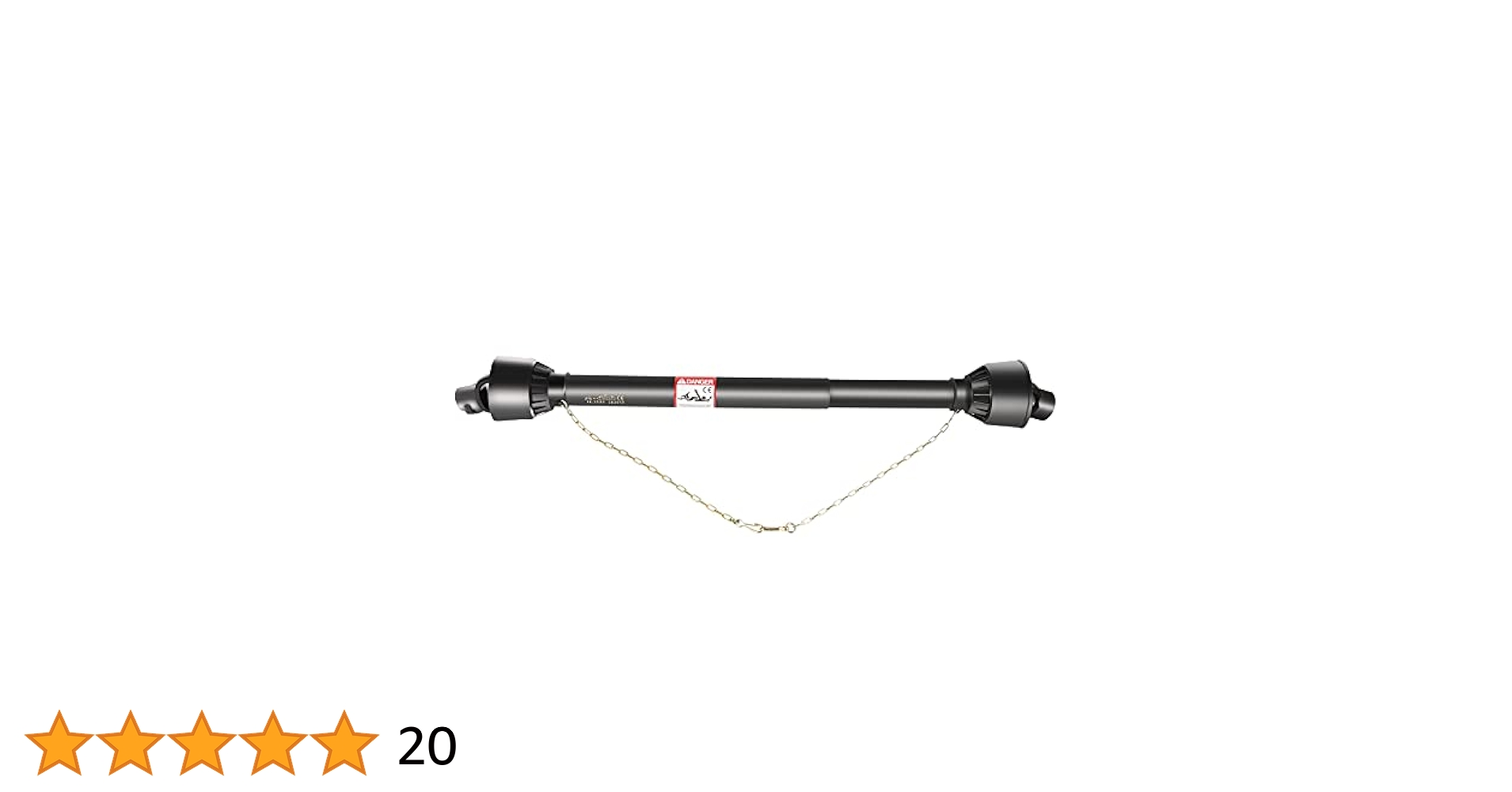 VEVOR PTO Shaft, 1-3/8” PTO Drive Shaft, 6 Spline