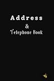 Address and Telephone Book: Telephone Book | Address Book | Birthday Book Organiser | Telephone Address & Birthday Book with Tabs | Address Log Book ... Alphabetical A-Z Organizer | A5 address book