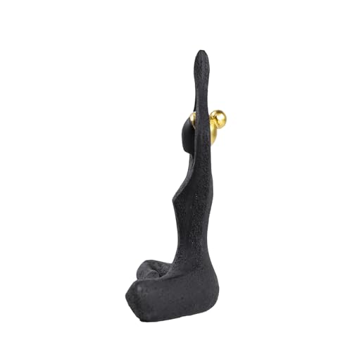 Figura de Resina en Pose de Yoga para Meditación miniatura 7