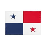 Juego de 6 manteles individuales con estampado de bandera de Panamá para mesa de comedor, resistentes al calor, fácil limpieza para uso diario