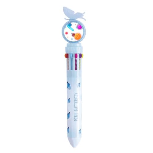 Stylo à bille rétractable multicolore pour fournitures scolaires univers et monstre de l'espace