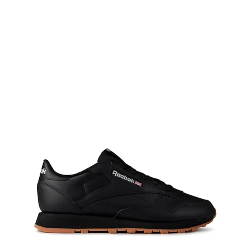 Reebok Cl Leather Femme's Foam-Cover Sockliner Slim Toe Trainers (Noir, EU 35.5)