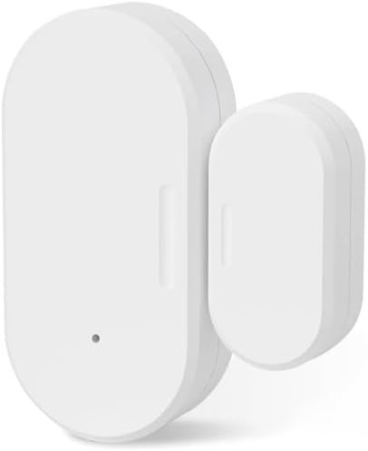 Sensor Zigbee Puerta Ventana, Mini Sensor de Contacto Inalámbrico, Domótica, Requiere Hub, Compatible con Home Assistant, SmartThings, Aeotec, Homey, Hubitat o Dispositivos Echo con Zigbee Hub