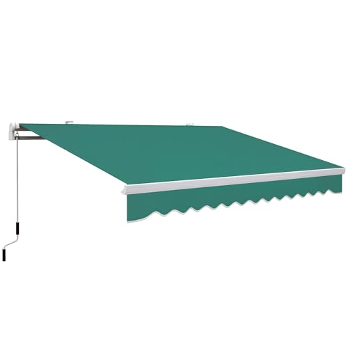Outsunny 13′ x 8′ Patio Retractable Awning