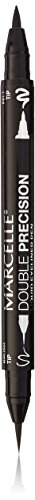 Marcelle Double Precision Liquid Eyeliner Pen, Intense Black, Hypoallergenic and Fragrance-Free, 0.04 fl oz
