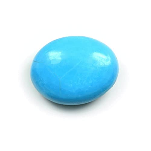 Gemme turquoise firoza de 7,7 carats naturelle en forme poire