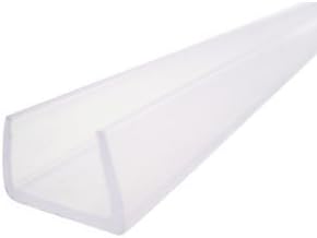 CBconcept® 1' Clear Plastic Mounting Track for 120V SMD5050 LED Strip Light, Pack of 5 Units
