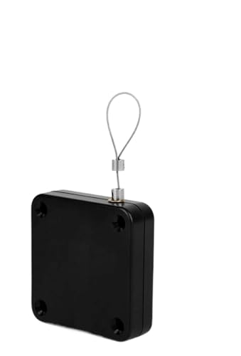 Punch-Free Automatic Door Closer Tension Closing Device See Automat Door Hardware Soft Close Furniture Hardware(Black)