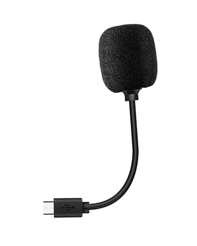 XTU - Micrófono externo compatible con cámara de acción S6/Max 2, tipo C, 11 cm