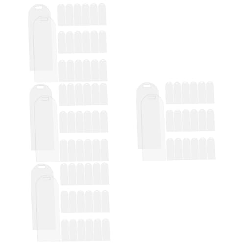 Marque-pages acryliques Operitacx transparents pour lecture | 80 pièces