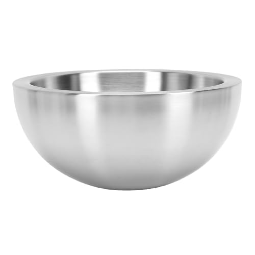 Bol de ensalada de acero inoxidable Cocoarm de 20 cm doble capa 2