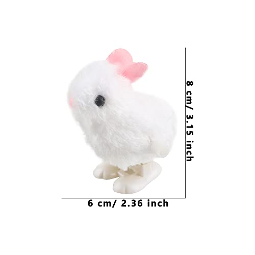 Cotiny 24 Pack Easter Jumping Bunny Wind Up Rabbit Toys Plush Bunny For Easter Party Favors Classroom Prizes Basket Stuffers #TOP1