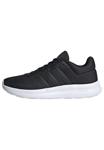 adidas Lite Racer 4.0 Shoes, Scarpe Donna, Core Black/Core Black/Iron Metallic, 38 EU