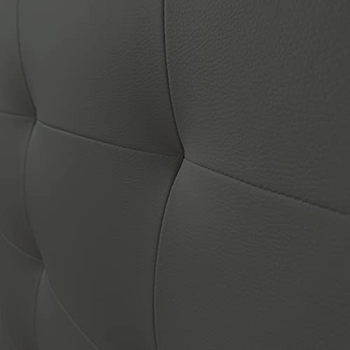 Mattfy - Cabecero Modelo Zurich Acolchado, Tapizado en Polipiel de Alta Gama, Medidas: 160 x 120 cm (para Cama de 150) Gris - imagen 5