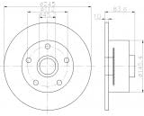 Textar 92154303 Brake DISCS