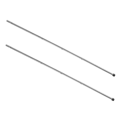 BCOATH 2pcs Foosball Table Rods Replacement: Poles with Safety Caps - Replaceable Soccer Machine Poles - Foosball Machine Parts