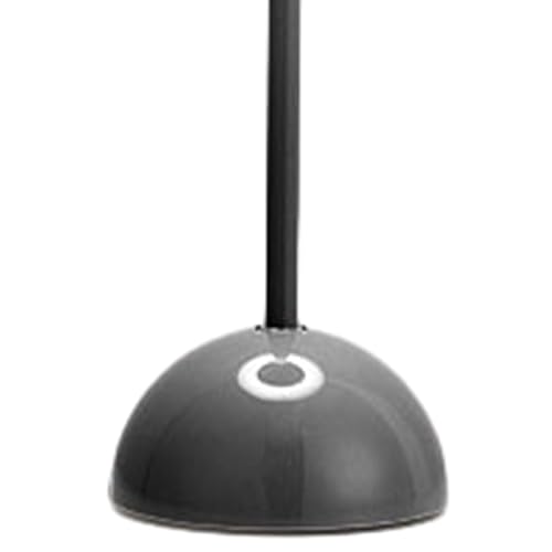 BomKra Flowerpot Mushroom LED Table Lamps,Rechargeable Modern Bud Macaron Lamp Vintage Touch Dimmable with 3 Color Bedside Light for Bedroom Living Room Home Office Wedding (Black)