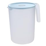 Récipients à jus : le couvercle est facile à ouvrir et à fermer, il peut être pressé, démonté et nettoyé, pratique et pratique, pichets de service pour les fêtes