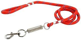 Image of Foodie Puppies Dog Rope Leash with Spring Metal Hook for Large Dogs- 22mm (Color May Vary)