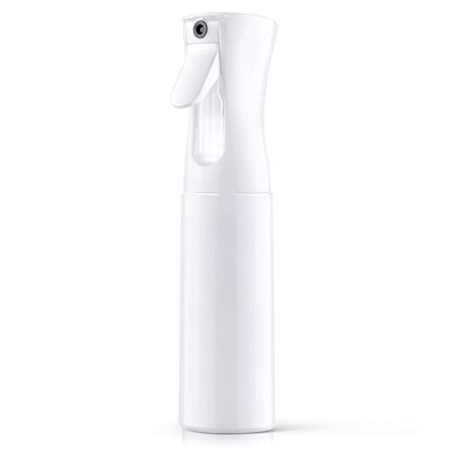 URAQT Spray Bottle Hair Atomizer, Salon Water Sprayer Hairdressing Tool (300ml, White)