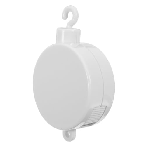 TEMPNAP Campana Musical para Cuna de Color Blanco Materiales Seguros y Componentes Electrónicos, Caja Musical Colgante para, Fácil de Limpiar y Adecuado para Cuna o Cochecito
