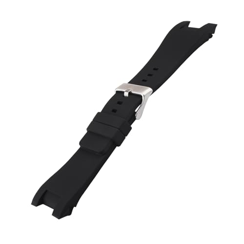 JETHENG Men's Rubber Strap for 32mm Diesel DZ1215 DZ1216 DZ1273 DZ1282 DZ1430 DZ4246 DZ4247 DZ1453 DZ4286 DZ4287 DZ4288 Ladies outdoor work waterproof silicone watch band wrist strap buckle