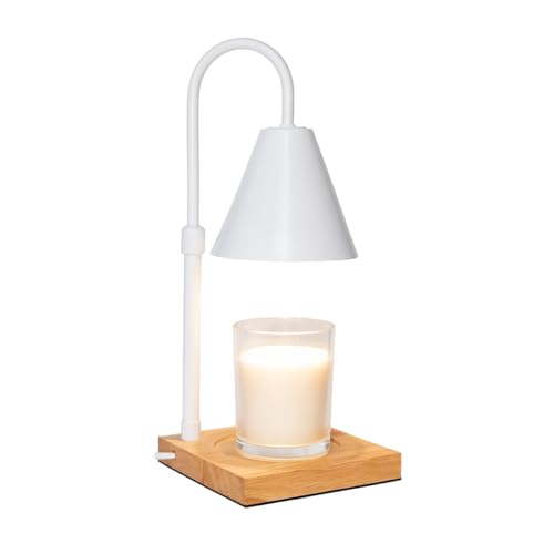 Flamingueo Lámpara Calienta Velas - Candle Warmer Lamp - Decoracion Hogar - Intensidad Regulable - con Temporizador - Altura Ajustable