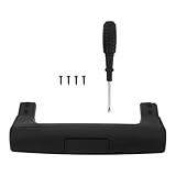 Abaodam Asa Retráctil de Equipaje Negro Mediano con Mecanismo Telescópico, Empuñadura Lateral Atornillada para Maletas, Repuesto Resistente para Reparación en Viajes