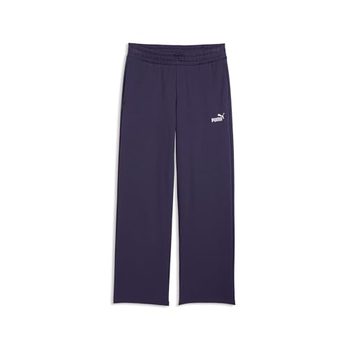 Ess Pantaloni Dritti Comfort con Logo n. 1 TR op Deep Plum