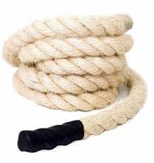 Corda Naval Sisal 34 mm Com 3 Metros Escalada