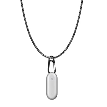 yothchose Corrente dobrável com cordão PLAUD para colar de pino de notas, corrente de pescoço usável para cordão PLAUD NotePin AI gravador de voz