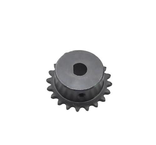 Bevel Gear Pinion Hardware Mechanical 04C Chain Gear 45# Steel 20-30 Tooth D Bore Industrial Sprocket Wheel Motor Chain Drive Sprocket(10x9mm-30 Teeth)